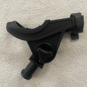 Huntury Unisex OS Kayak Fishing Rod Holder Black Track Mount Accessory